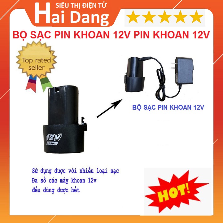 Pin Máy Khoan, Cầm Tay 12 V Li-Ion 1500mAh Sạc Pin Máy Khoan 12v