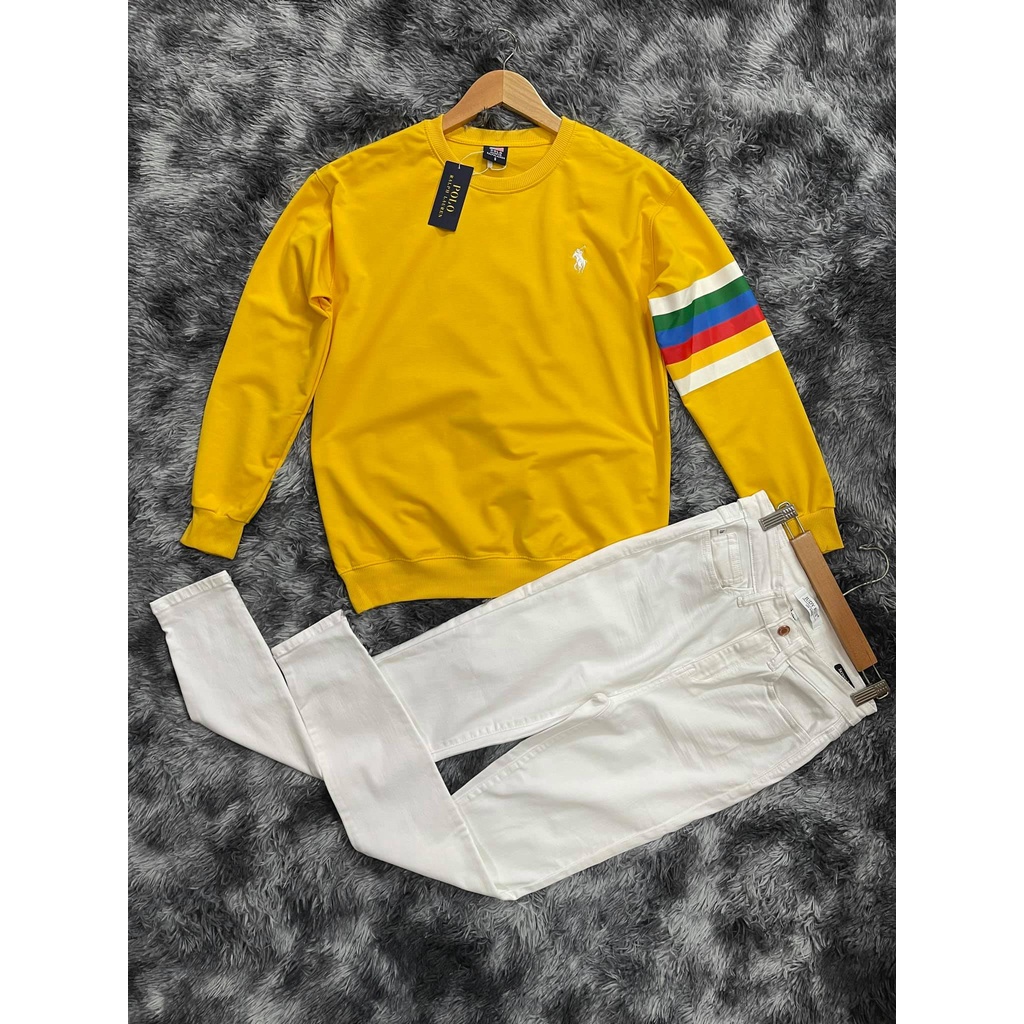 Áo Polo Ralph LaurenRainbow-Trim | BigBuy360 - bigbuy360.vn