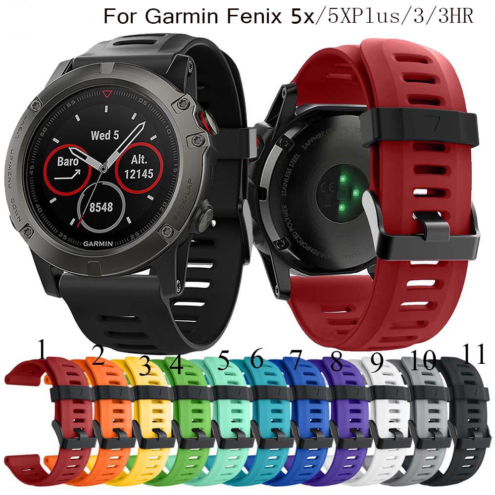 Dây nhiều màu thay thế cho đồng hồ đeo tay thông minh Garmin Fenix 5x Fenix3 3HR Fenix 5X Plus thumbnail