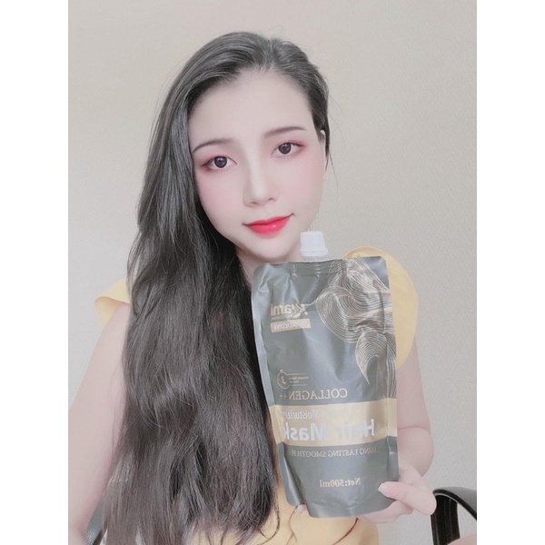 Hấp siêu dưỡng collagen Kami siêu mềm mượt túi 500g
