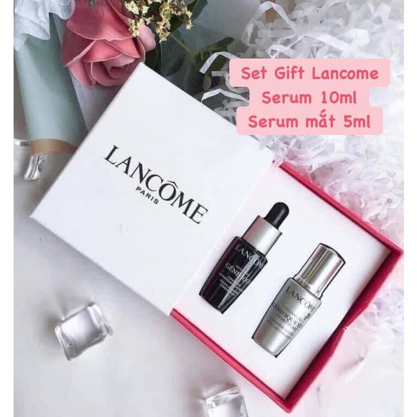 Set serum và serum mắt Lancome