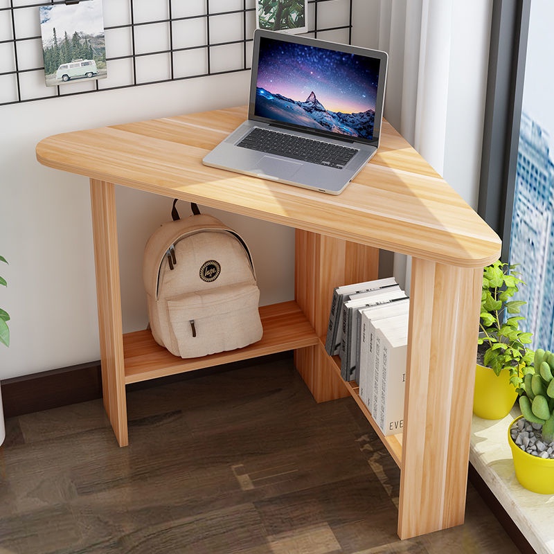 Bàn làm việc tam giác tiết kiệm không gian, bàn tam giác kê góc Ant Home - TB009