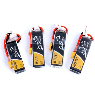 Pin tattu 1800mAh 45C 4S1P XT60 hàng chính hãng, tặng 1 jack chữ T