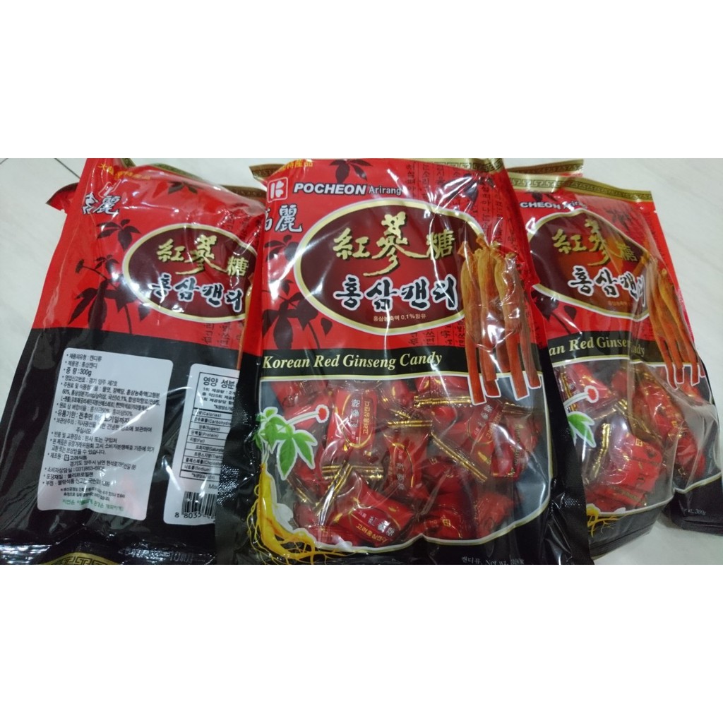 sét 5 gói kẹo sâm 300g