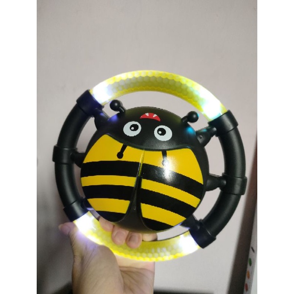 Đồ chơi vô lăng lái xe bọ cánh cứng di chuyển và phát nhạc