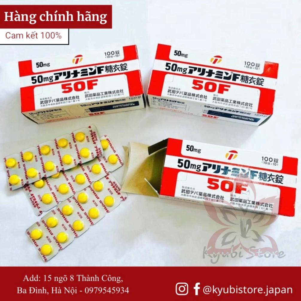 [Nhật nội địa] Tỏi viên Arinamin F50 Nhật Bản hộp 100 viên - Viên uống phục hồi sức khỏe Nhật Bản