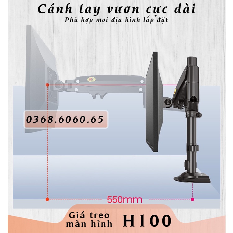 H100 #Giá Treo Màn hình #Tay treo #Giá đỡ màn hình/  –  #NB H100 #North Bayou H100