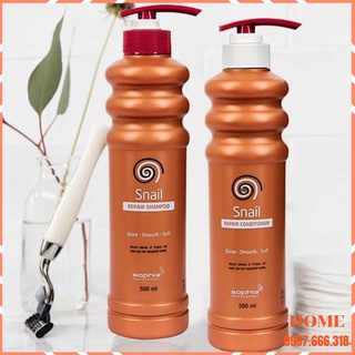 Dầu Gội Ngăn Rụng Tóc Snail siêu phục hồi tóc, siêu thơm Sophia Professional 500ml - Hàng chính hãng
