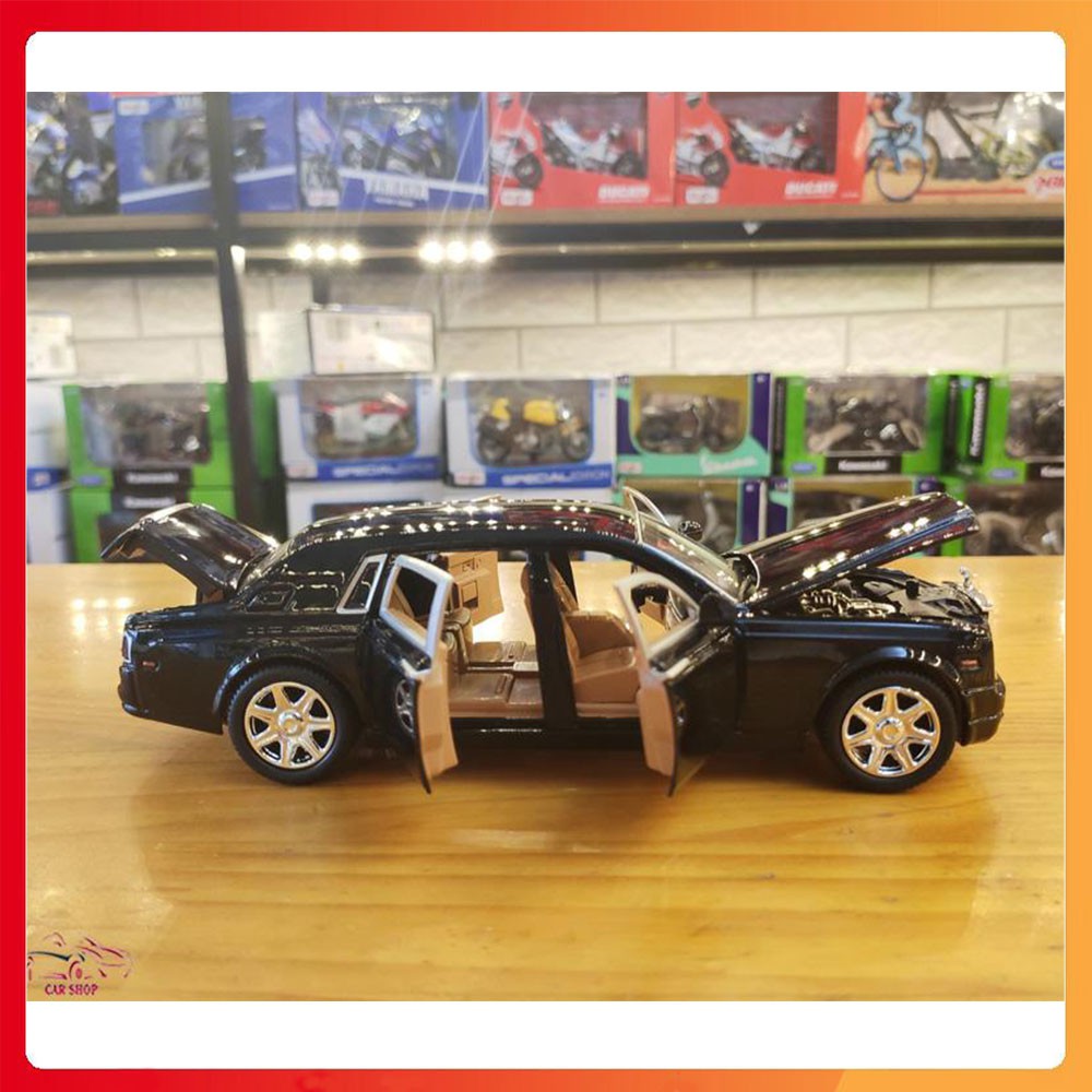 Xe mô hình Rolls Royce Phantom tỉ lệ 1:24 màu đen