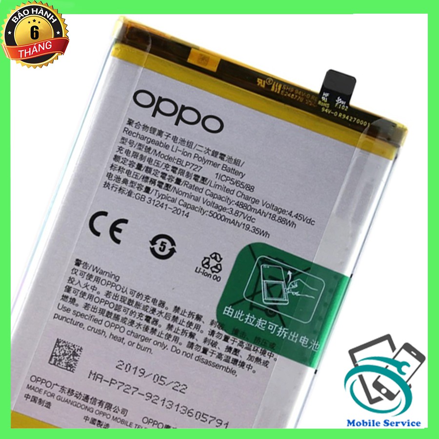 Pin OPPO A5, A9, A11 , , Chính Hãng