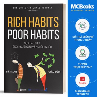 Sách - Rich habits poor habits Sự Khác Biệt Giữa Người Giàu Và Người Nghèo - BizBooks