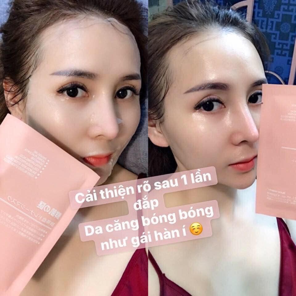 10 Miếng Mặt Nạ Nhau Thai Cừu Rwine Beauty Mask Tế Bào Gốc Làm Sáng Da Dưỡng Ẩm - Thẩm Mỹ Huyền Trang