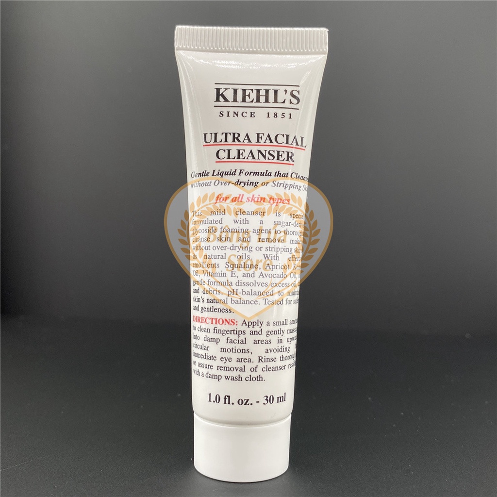 Sửa Rửa Mặt Lành Tính Cho Da Khô/Hỗn Hợp Kiehl's / Kiehls Ultra Facial Cleanser 30ml