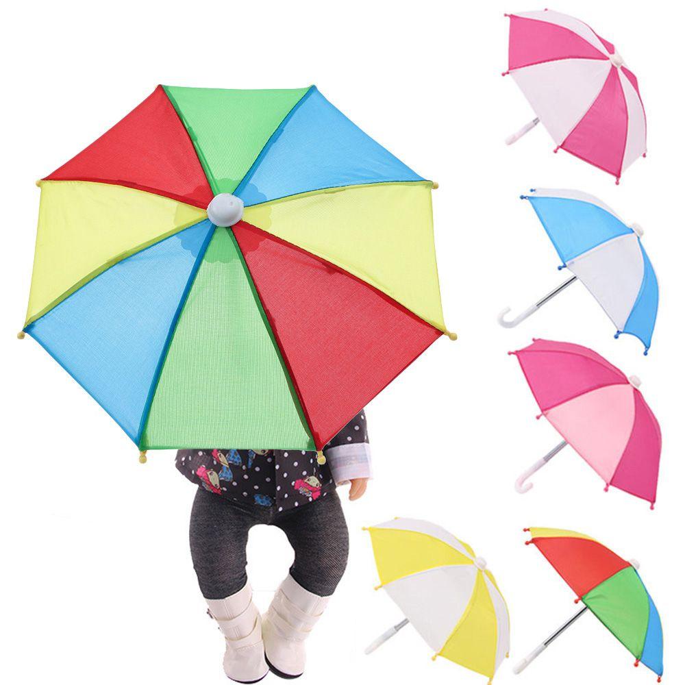 Dù Đồ Chơi Nhiều Màu Sắc Kích Thước 18 Inch / 43CM Trang Trí Nhà Búp Bê