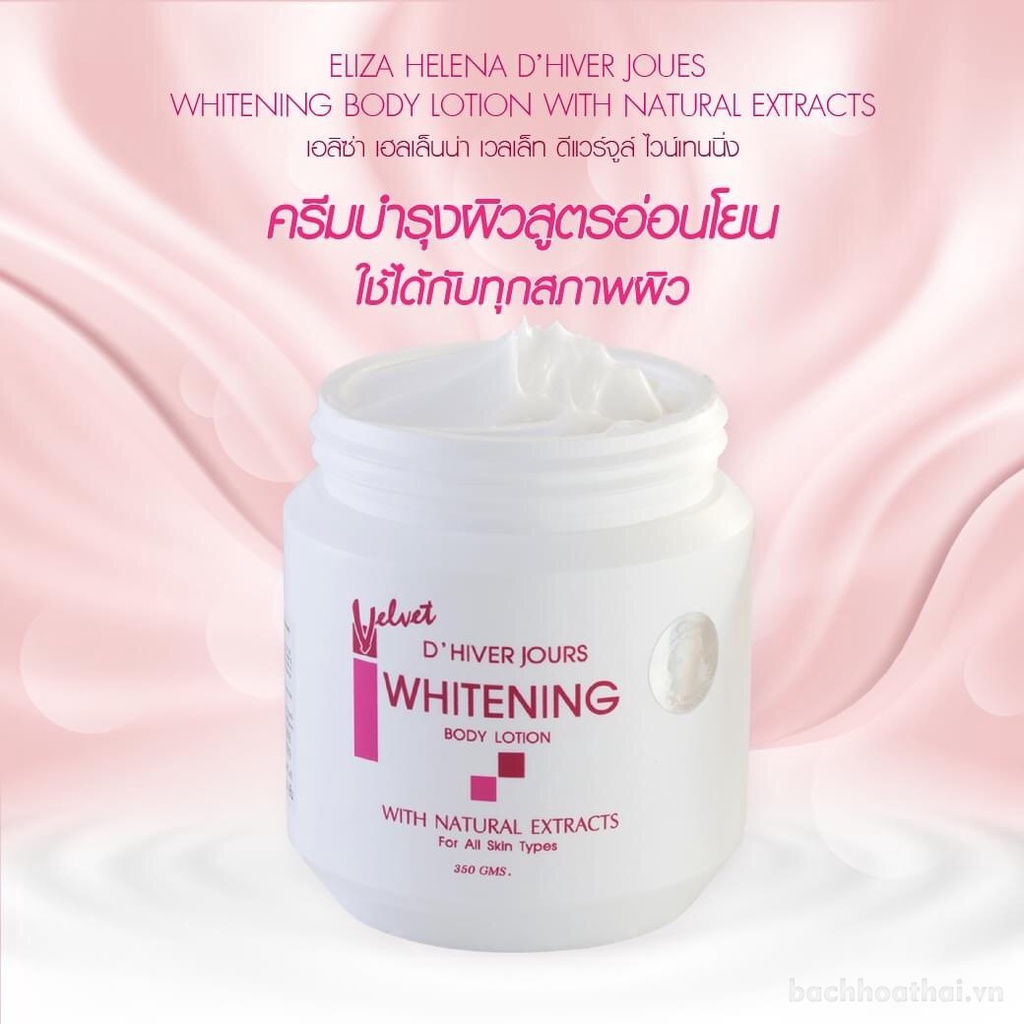 Hũ dưỡng thể trắŉg da D’Hiver Jours Whitening Body Lotion