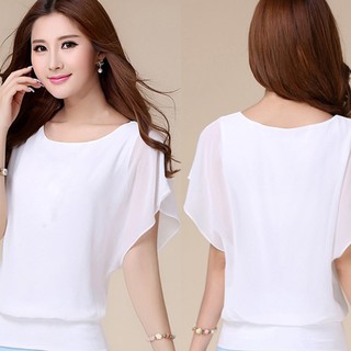 Áo voan cánh dơi đơn giản