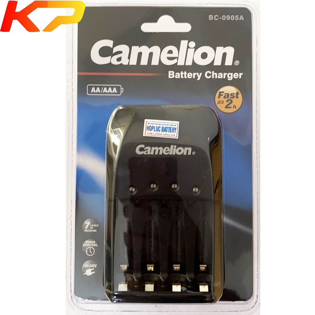 Pin sạc AA 1.2v Camelion AA 2700mah LBP2 , Bộ sạc nhanh BC-0905 Camelion
