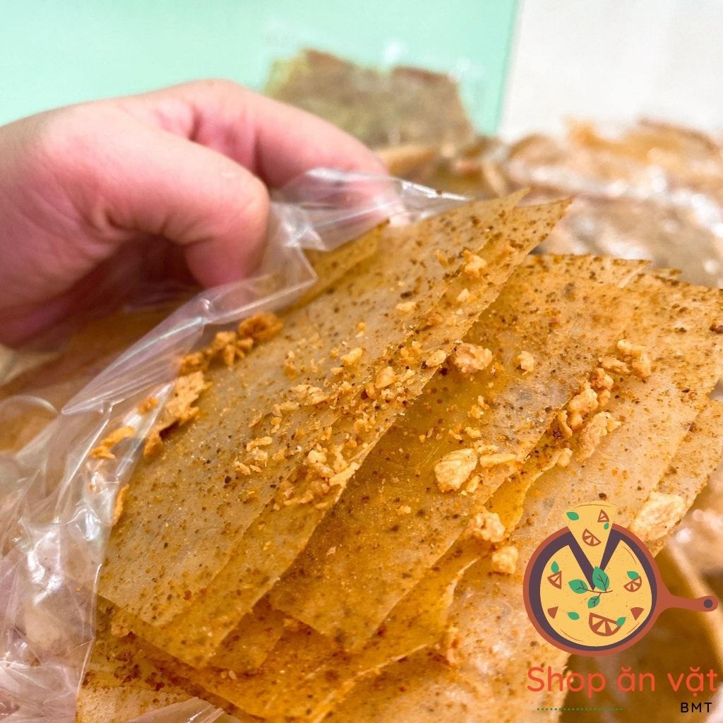 Bánh tráng xì ke muối nhuyễn Bon Bon bánh tráng nghệ sĩ trộn sate muối hành phi Tây Ninh - 14020158