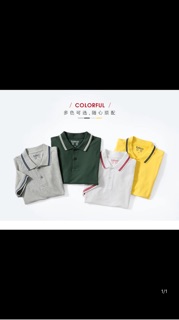 Áo cotton nam có cổ hãng Camel