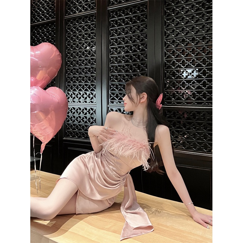 Đầm Ống Ôm Hông Cao Cấp Phong Cách Mùa Hè Sành Điệu Cho Nữ