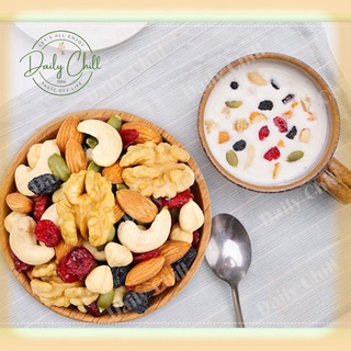 Granola siêu hạt - daily chill 500gr, hạt dinh dưỡng, ngũ cốc ăn kiêng cao cấp