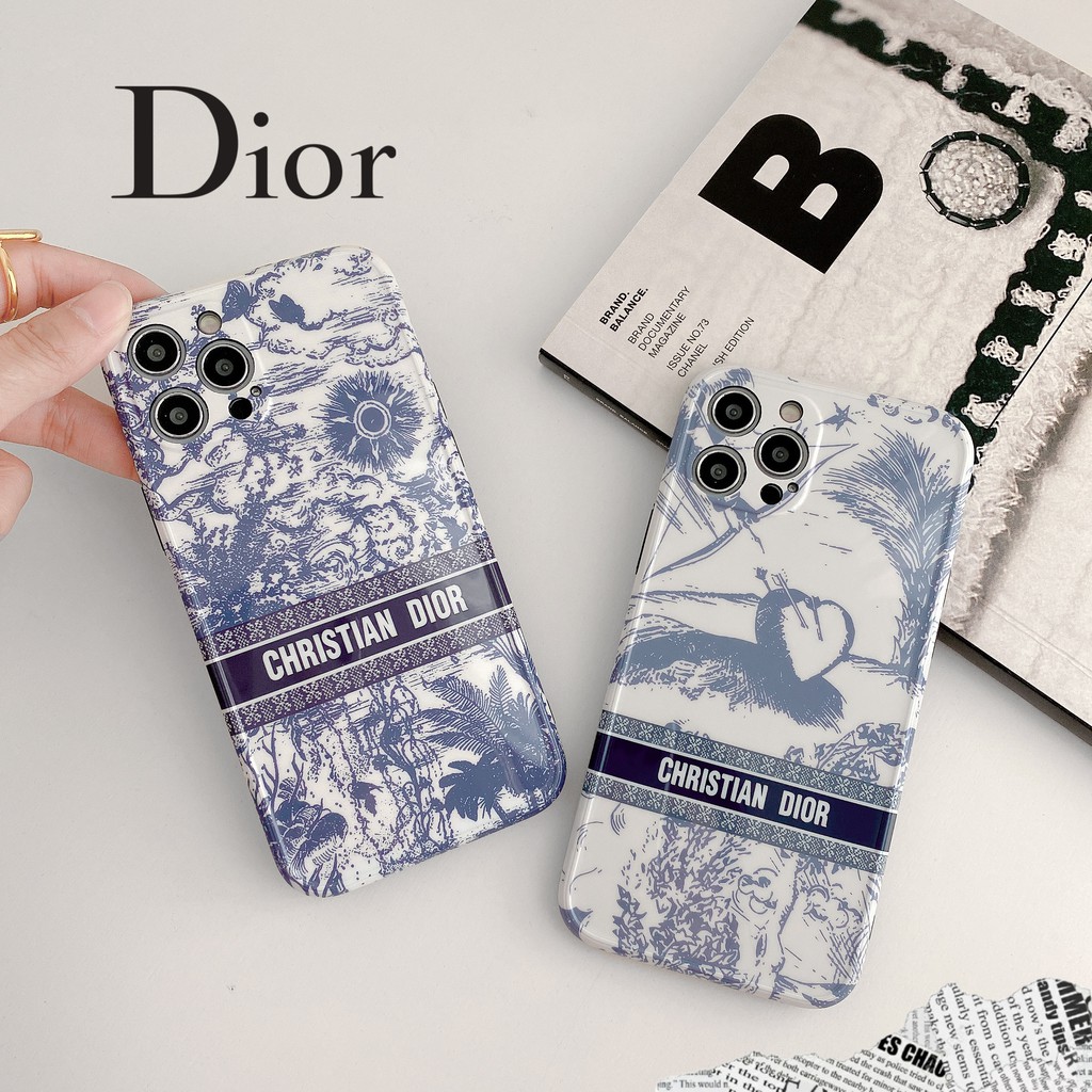 Ốp Điện Thoại Họa Tiết Dior Forest Khaled Cho Iphone 11 12 12 Mini Max Se2 Xr