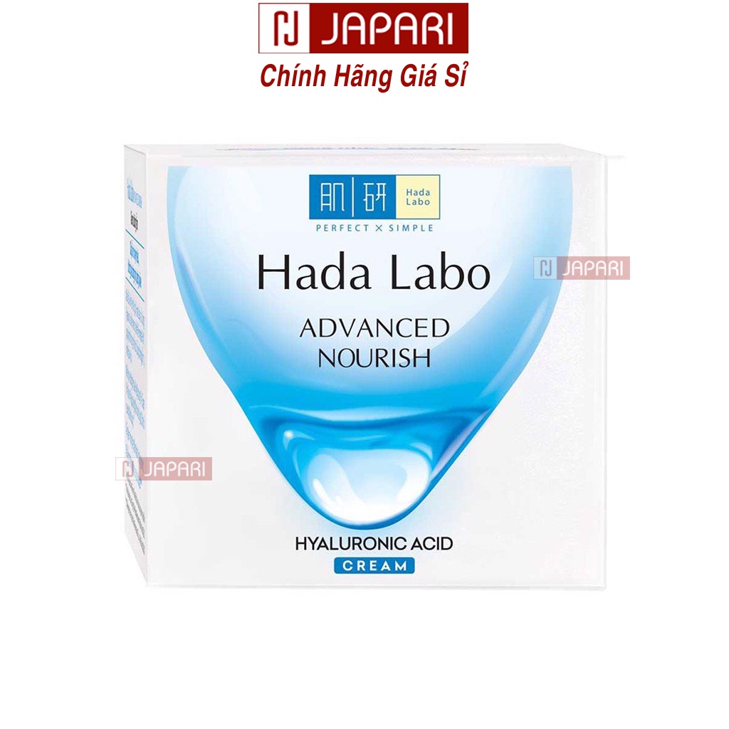 Kem Dưỡng Ẩm Da Mặt Hada Labo Advanced Nourish Cho Da Dầu, Da Khô, Da Thường - Haladabo Dưỡng Da, Cấp Ẩm JAPARI