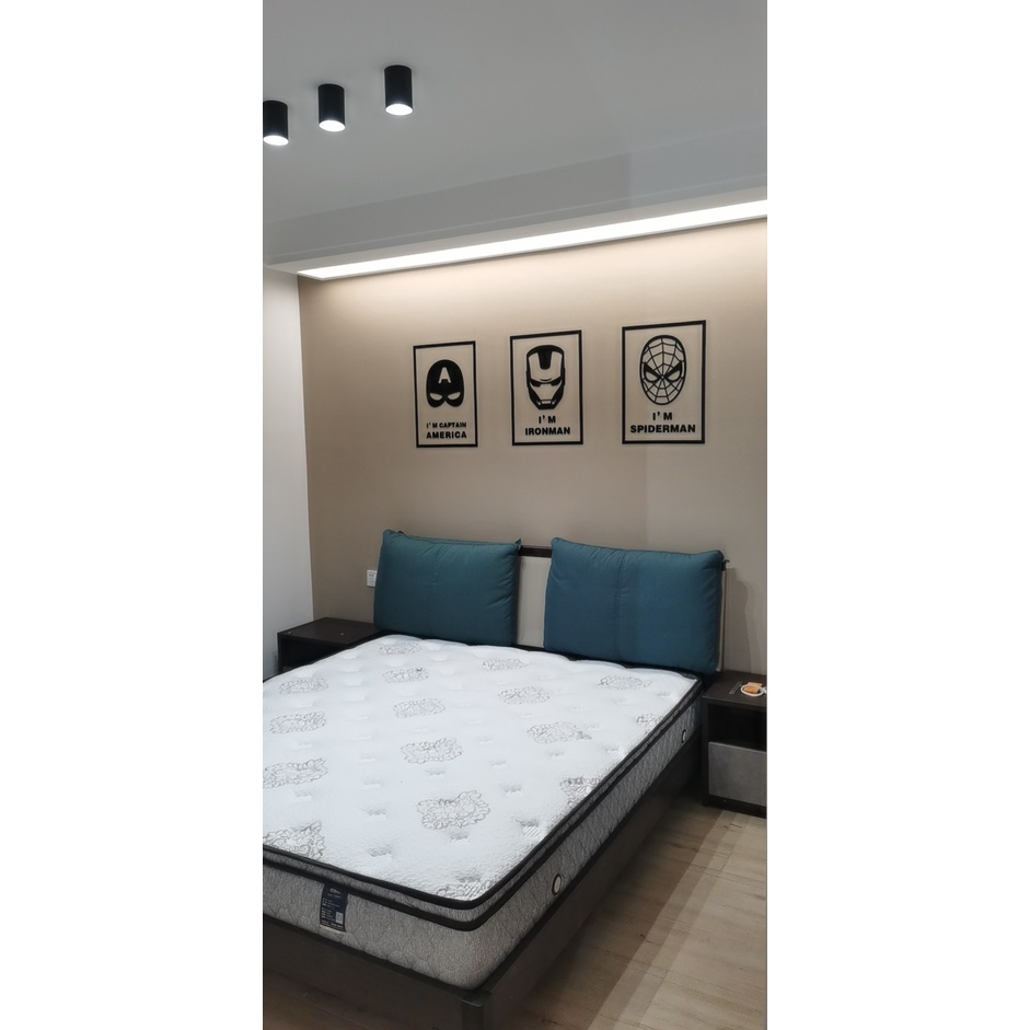 Tranh dán tường mica 3d decor khổ lớn hoạt hình khung các nhân vật siêu anh hùng Nhiều Size - EPeBen