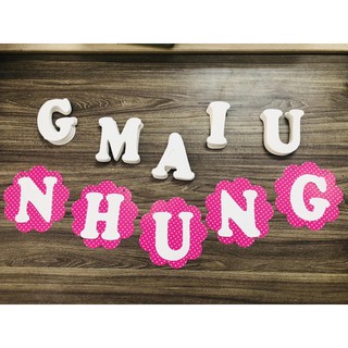 5K CHỮ CÁI GHÉP TÊN DÂY TREO TRANG TRÍ SINH NHẬT
