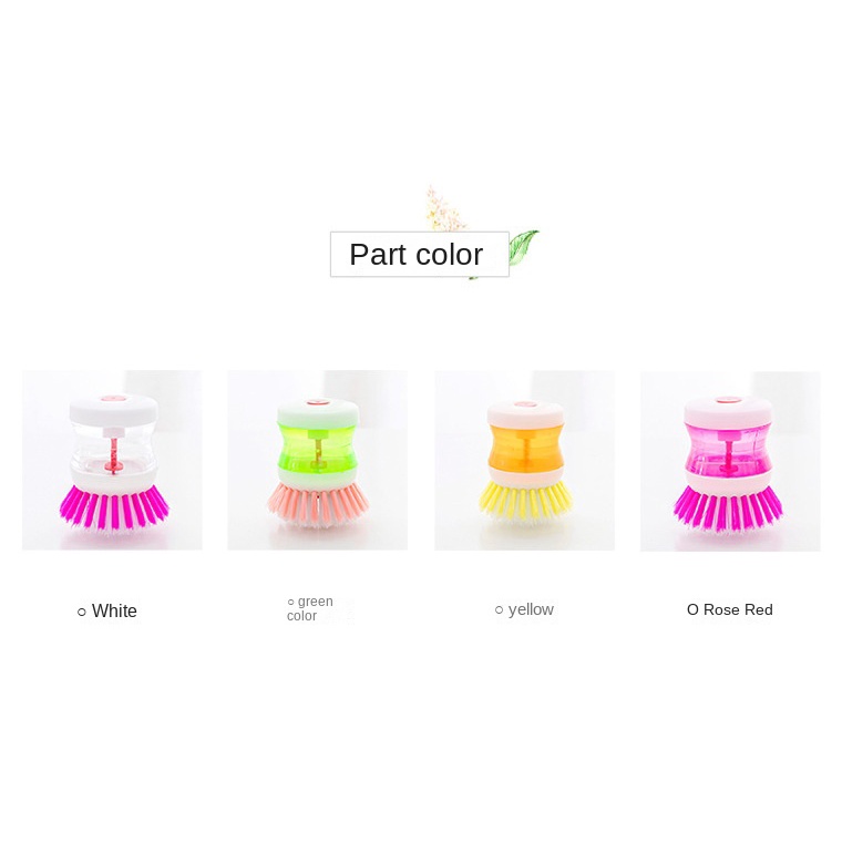 Bàn Chải Rửa Chén Có Nút Nhấn Tiện Lợi