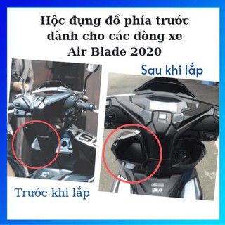 Hộc đựng đồ xe Airblade 2020 tiện lợi.