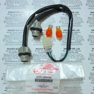 Cụm jack và bóng xi nhan Satria chính hãng nhập Indo