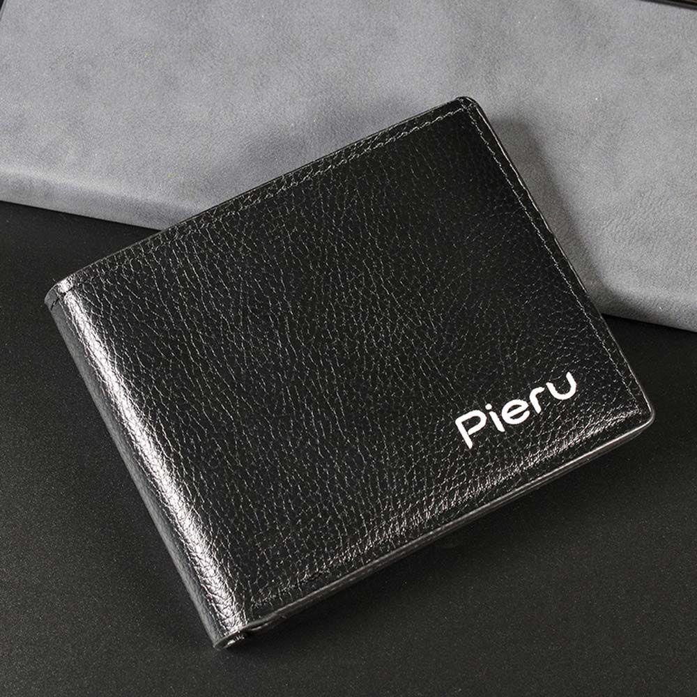 Ví Da PU Đựng Thẻ ID / Danh Thiếp Cỡ Lớn Không Khóa Kéo Cho Nam