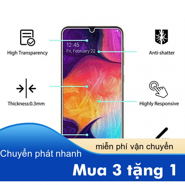 Kính Cường Lực Che Phủ Toàn Màn Hình Cho OPPO A1 A3 A5 A8 A9 A11 A12 A15 A31 A32 A33 A39 A3s A5s A12e Ace2 2018 2019 2020