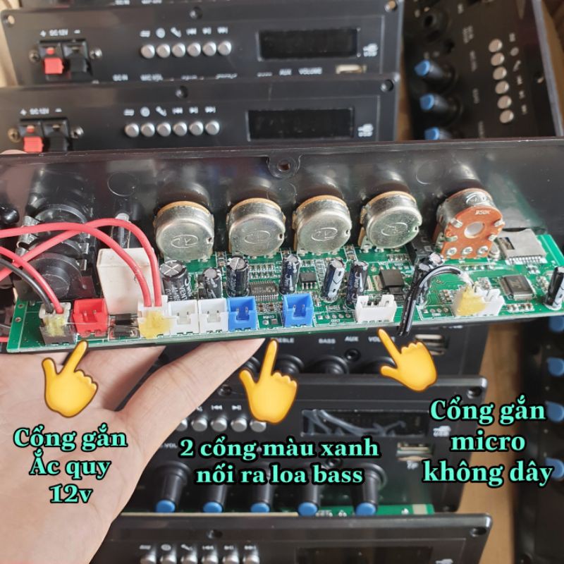 Mạch loa kéo full chức năng đánh được cặp bass 25 Siêu Cấp