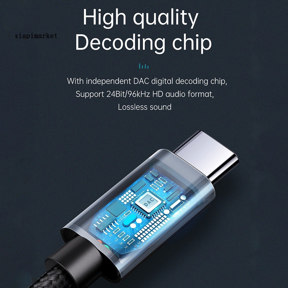 Bộ Chuyển Đổi Âm Thanh Type-c Sang 3.5mm Aux Cho Oneplus 6t