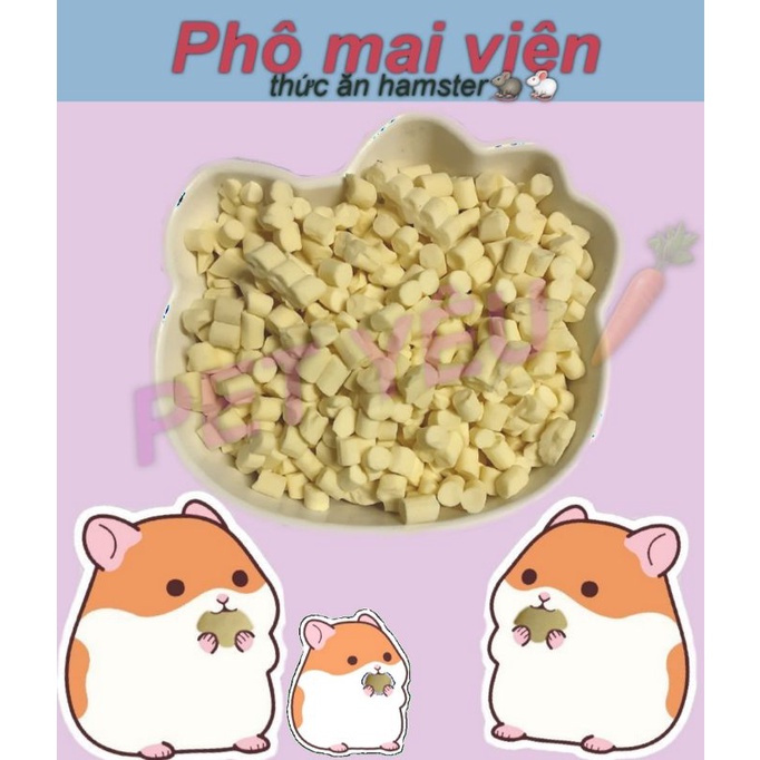 Phô mai thức ăn vặt hamster