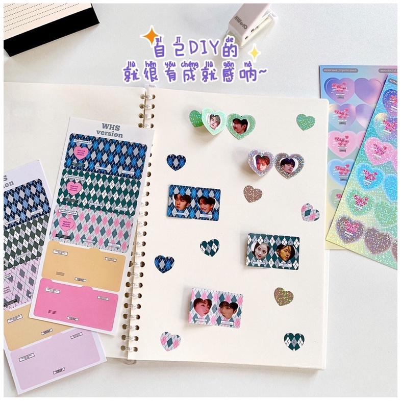 Photo frame sticker sticker khung ảnh trang trí idol