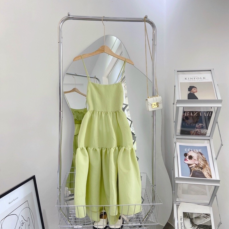 Đần BBD xanh 2dây cutout lưng