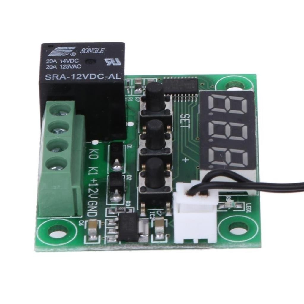 Mạch cảm biến kiểm soát nhiệt độ ấp trứng w1209 relay 12vdc xh-w1209 -dc3504