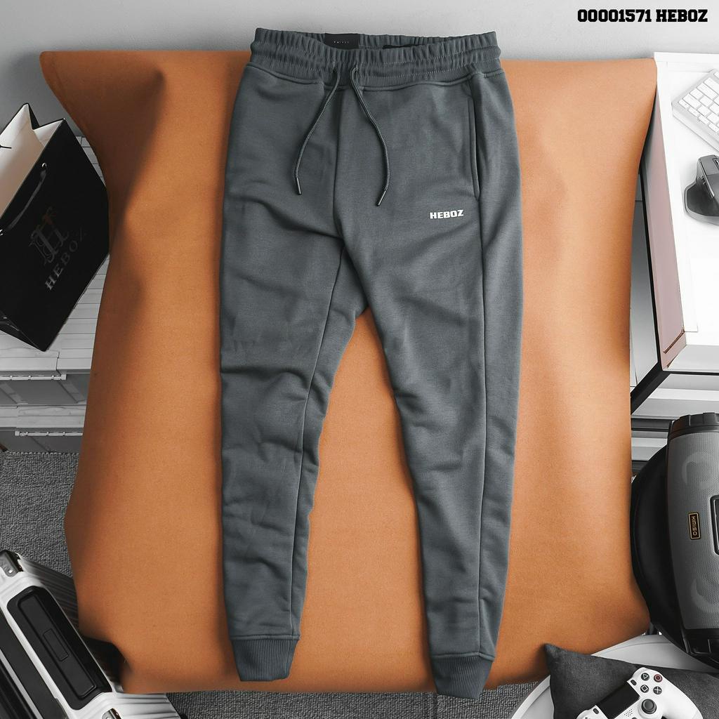 Quần jogger thun Heboz 2M, Chất vải dày dặn, mềm mại, không nhăn và ít bám bẩn -00001571