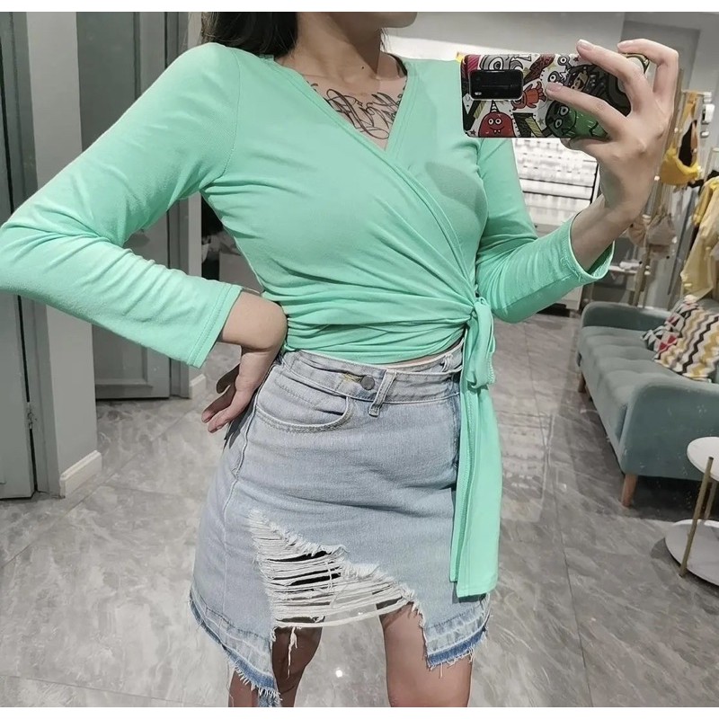 Chân váy jean ✅QUẢNG CHÂU✅chân váy denim nữ đẹp kiểu rách hotttend, hàng order taobao sẵn