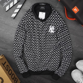 Áo N-Y Front Monogram Sweater xuất