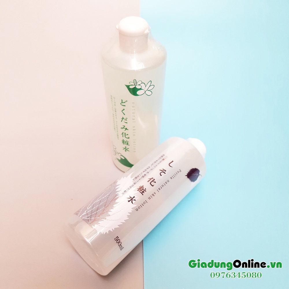 Nước Hoa Hồng Chiết Xuất Từ Lá Diếp Cá / Lá Tía Tô 500ml Hàng Nhật Nội Địa - Larva Store