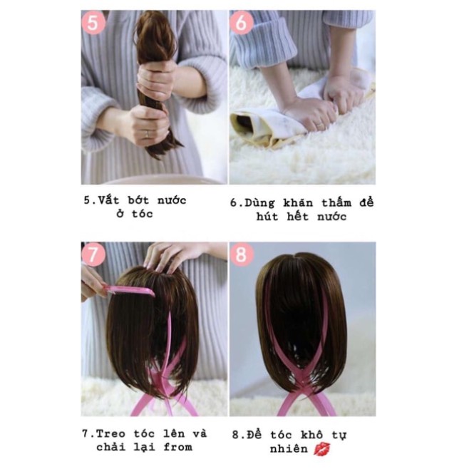 Xịt Dưỡng Tóc Giả  - Giúp Tóc Mềm Mượt , Giữ Nếp Hơn - Love Hairs