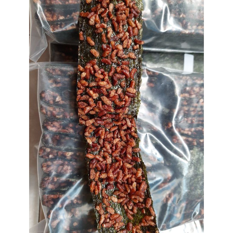 Rong biển kẹp gạo lức sấy giòn-gói lớn 330gr