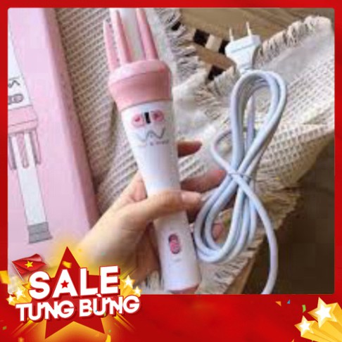 [FREE SHIP] [ BẢO HÀNH 12 THÁNG ] MÁY LÀM TÓC UỐN XOĂN XOAY TỰ ĐỘNG 360 VIVID & VOGUE HÀN QUỐC, TẶNG KÈM PHỤ KIỆN TẠO KI