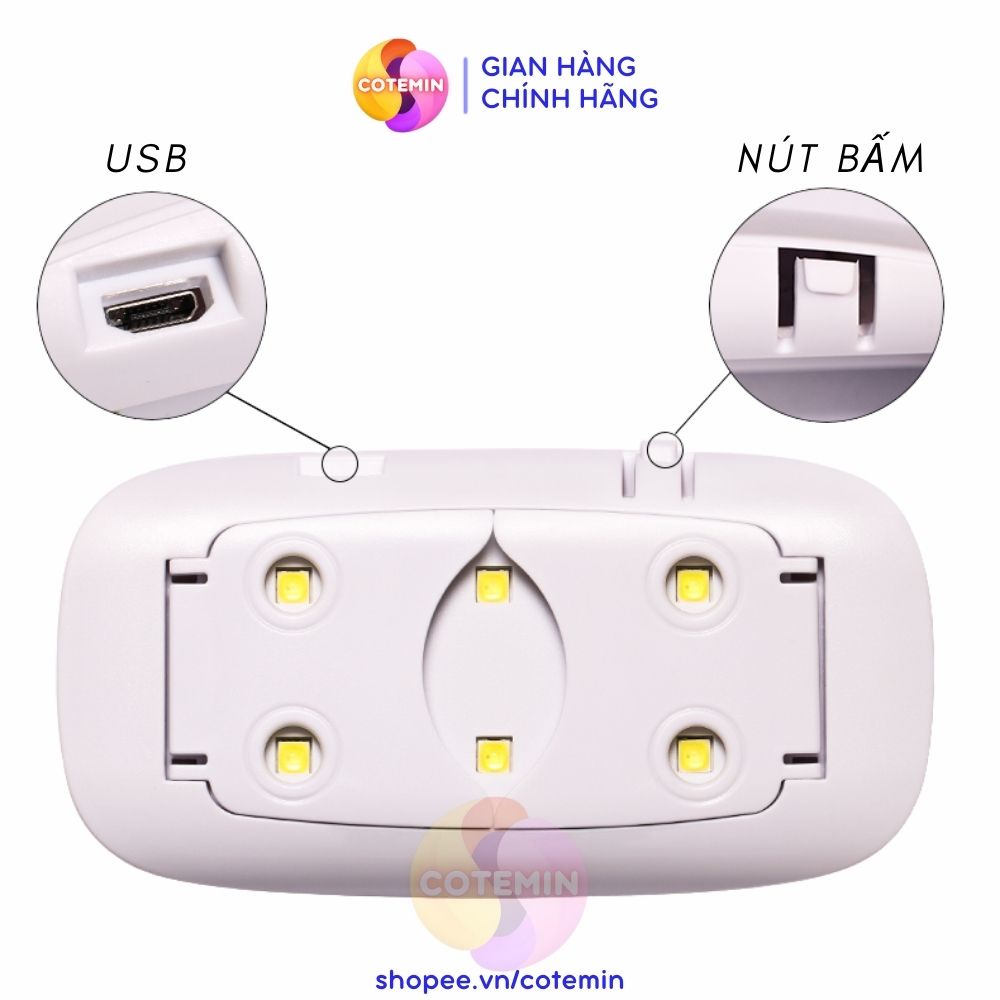 Máy hơ Gel SUN Mini 6W chính hãng có bảo hành COTEMIN