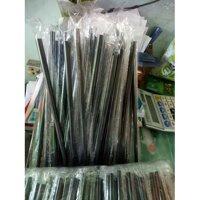 Ống hút đen phi 6 bọc màng 500 g 1 gói