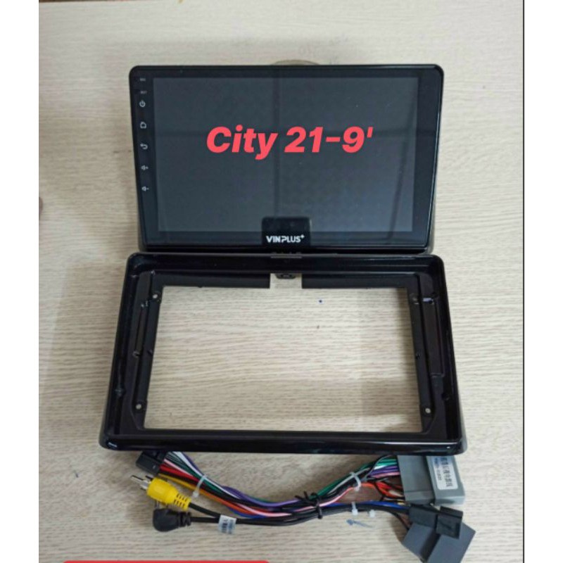 Màn Hình Android 9 inch Cho Xe CITY 2021 - Đầu DVD Android Kèm Mặt Dưỡng Giắc Zin Cho HONDA CITY